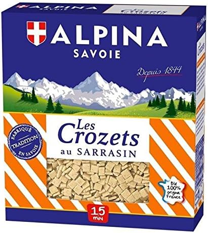 Alpina - Savoie Crozets with Buckwheat 400G - Savoie Crozets Au Sarrasin 400G - Price Per Unit - Fast Delivery