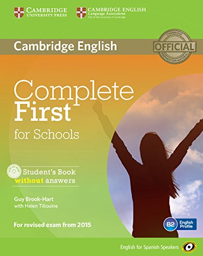 Complete first for schools for spanish speakers student's book without answers with cd - rom