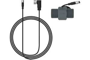 LinkTap Débitmètre BSPT 1 Câble de Connexion 1-en-1 1.5m, Utilisé avec Le Contrôleur Intelligent d’Irrigation ValveLinker 1 Zone, Compatible avec des câbles d’Extension de 2/5/10m