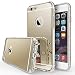 Produktbild iPhone 6s / 6 Hülle, Ringke MIRROR Hell reflektierender, luxuriöser Spiegel [ mit Schock-Absorption-Technologie] 1 KOSTENLOSE HD Displayschutzfolie ultra- dünne stylische Schutzhülle für das Apple iPhone 6s / 6 – Royales Gold
