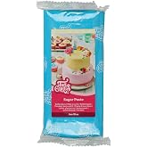 FunCakes Sugar Paste Sugar Paste, Sea Blue, 1 kg | Easy to use, soft, flexible and mouldable, ideal for decorating cakes
