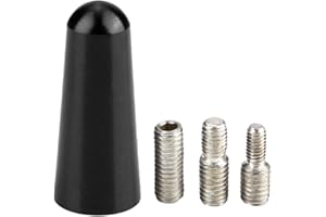 YOSOO Antenna per tetto auto 3cm Adattatore per antenna ad asta corta in lega di alluminio per Sfor per accessori di ricambio autoantenne 3cm aerial mast stickers