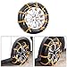 Produktbild CricTeQleap Dauerhaft 10 Stücke Auto Winter Anti-Skid Sicherheit Driving Reifen Rad Schnee Spikes Kettenriemen Yellow