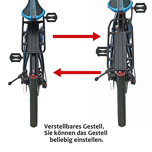 OUTERDO Aluminum Fahrrad Gepacktrager Carrier Sattelstutz Fur Fahrrad Mountainbike - 6