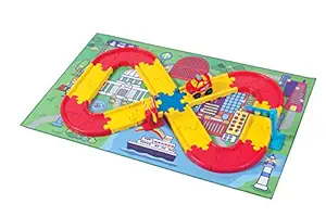 Winfun Racing Car and Stop N Go Track Set, Multi Color