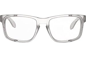 voltX 'CRYSTAL' Full Lens Magnified Reading Safety Glasses UKCA & CE EN166F certified (+3.0 Dioptre, Clear lens) -Anti fog coated UV400 lens