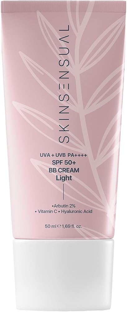 Skin Sensual SPF50+ PA++++ Kapatıcı BB Krem Light 50 ml | Leke Karşıtı, Aydınlık Cilt Görünümü | UVA+UVB Koruma | Geniş Spektrum Koruma