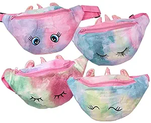 Toyshine Pack of 4 Unicorn Kids Toddler Side Bags Children Bag for 2~12 Years Baby- (Unicorn)