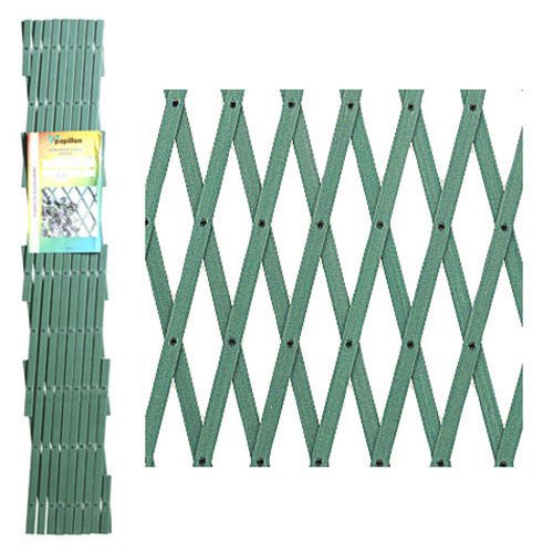 Papillon Rankgitter, PVC, 3 x 1 Meter, Grün