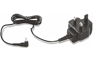 OMRON UK 3 Pin Plug AC Adapter Charger original accessory (HHP-BF01) for OMRON upper arm blood pressure monitors, M2, X2, M3, X3, M4, X4, M6, M7, X7, C803, Universal Adapter