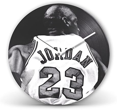 Michael Jordan 12" LP Vinyl Record Clock Gift Present basketball 23 Icon CL2