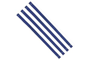 GORGECRAFT 120X43cm Beach Sling Patio Chairs Canvas Folding Chair Replacement Outdoor Chairs Cloth Replacements Dark Blue Portable Reclining Sling Chair Fabric for Summer Vacation Sunbathing Garden