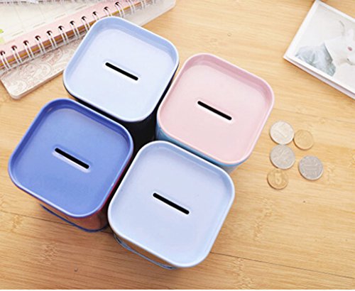 Britische Art Jahrgang Metall Sparschwein Spardose Sparbüchse Münze Box Piggy Bank – Rot - 4