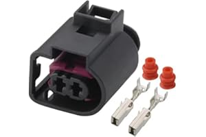 PA PRODUCTS 2 PIN Waterproof Electrical Horn Connector Plug For Skoda VW Audi 4D0971992