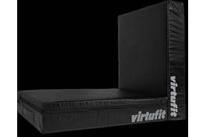 VirtuFit Juego de Almohadillas de Gota – Desechar, Almohadilla, Estera de Lanzamiento, Placa de Lanzamiento, Soporte para Mancuernas, Bandeja para Discos