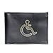 Price comparison product image REAL LEATHER DISABLED BADGE & TIMECLOCK HOLDER IN BLACK