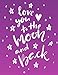 Produktbild Love You To The Moon And Back: Journal Unlined Large