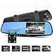 Produktbild Lovearn Auto-Videokamera, 4,3 '' 1080P Doppelobjektivauto Auto DVR Spiegel Dash Cam Recorder Rückfahrkamera Kit
