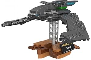 BlueBrixx Pro 105694 – Star Trek Scimitar aus Klemmbausteinen mit 218 Bauelementen