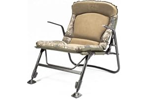 NASH TACKLE Nash Indulgence Sub-Lo Carp Fishing Chair Fleece Covered Padded