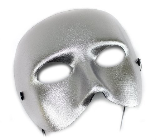 Preisvergleich Produktbild Casanova silber Herren Masquerade Maske