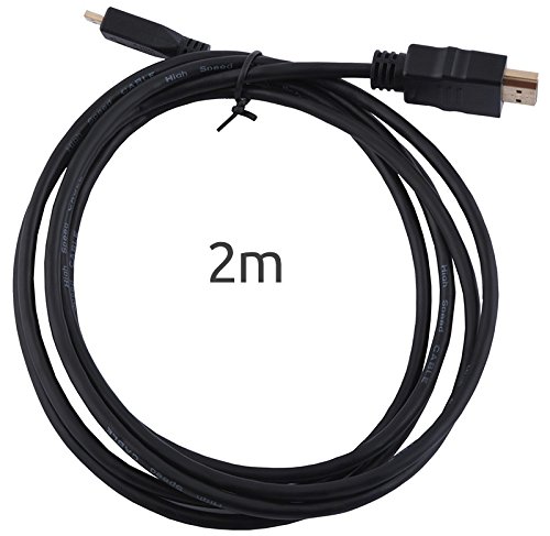 2m HDMI-Micro Kabel Ethernet TV Handy 3D TFT Adapter High Speed #1149 - 4