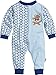 Playshoes Unisex Baby Overall Jersey Bear Sleepsuit, Blue (Original), Newborn (Manufacturer Size:56)