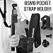 Produktbild pangyan990 Neck Osmo Pocket Mount Stativ Rucksack Clip Für DJI OSMO Pocket Zubehör Kompatibel OSMO Pocket Wireless Modul, 10 8 6 cm