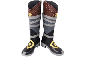 LOVIZA Schuhe 【Genshin Impact】 Cosplay Schuh Karneval Stiefel Halloween Kurzstiefel Party Hausschuhe Anime Rollenspiel Outfit Kostüme