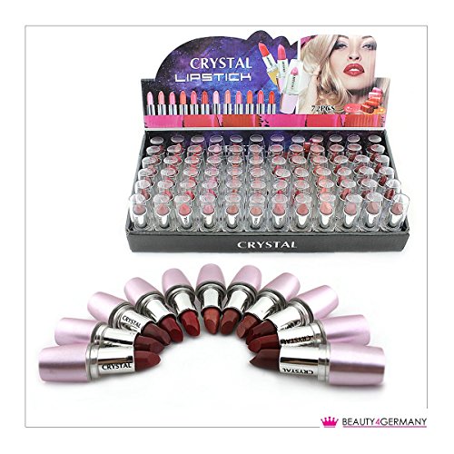 72 x LIPPENSTIFT LUXUS SET Verschiedene Farbtone Berufsverfassung Grobhandel