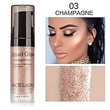 TAOtTAO Liquid Glow Highlighter Lip Foundation Makeup Shimmer Cream Facial Bronzer Contour Cosmetic (C)