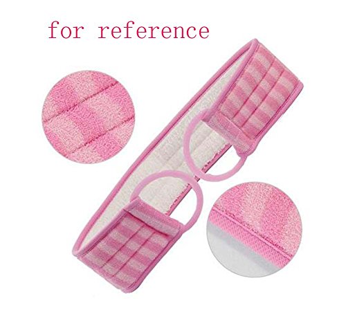 2 Of Soft Bath Mitts Exfoliating Gloves Bath Belts for Female, BLUE - Image 2