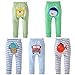 DANROL Baby Boys 5-Pack Cartoon Pants set 100% Cotton 18 Months