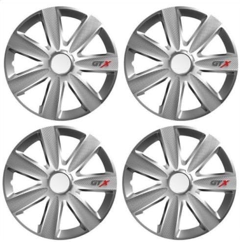 Rhino Automotive© 15" GTX Carbon Car Wheel Trims Cover Hub Caps X4 RW1994