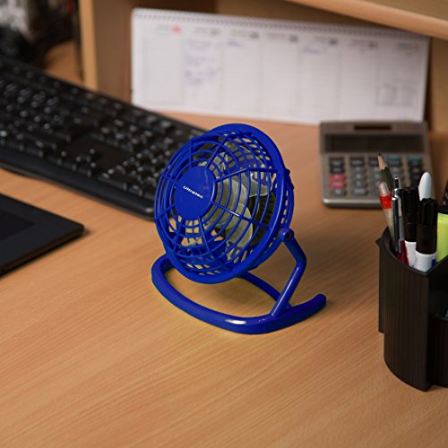 Ultratec USB Mini- Ventilator/Lüfter für den Schreibtisch, Blau - 4