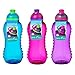 Produktbild Sistema Trinkflasche, 330 ml, 3 Flaschen, Blau, Rosa, Lila