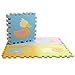 Dopobo 9pcs Soft Animals Baby Kid Toddler Thicken EVA Foam Play Floor Puzzle Crawling Mat (Light Color D)