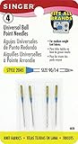  Singer Notions Universal Ball Point Machine Needles-Size 14/90 4/Pkg