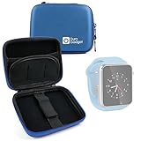 DURAGADGET Excelente Funda Rígida Para Reloj YuanGuo® | SMARTER® | Smartlife YG8 | Stoga ST-DM360 | Turnmeon | Viwel | VOSMEP + Mini Mosquetón - Azul