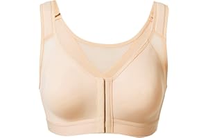 Jarseila Sujetador Deportivo Mujer Cierre Delantero Sujetadores Push Up con Soporte de Espalda Sujetador sin Aro Sujetador Postoperatorio Pecho