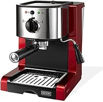 BEEM Germany Espresso Perfect Crema, Espresso-Siebtr&auml;germaschine mit 15 bar, Edition Eckart Witzigmann, brillantrot