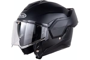 HJC HELMETS HJC, Casque moto modulable i100 UNI Semi Mat Noir, XL