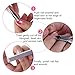 Cuticle Nipper, ROSENICE Cuticle Cutter and Cuticle Pusher for Dead Skin Stainless Steel Nail-Care Kit