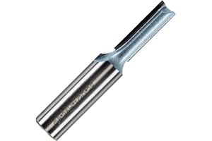 RENNIE TOOL COMPANY Rennie Tools - 8mm Cutting Diameter x 25mm Flute x 1/2" Shank TCT Tipped 2 Flute Straight Router Cutter Bit. Compatible With Makita Trend Festool Hikoki Dewalt Router Etc. 8mm Router Bit