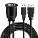 Produktbild nextany® 2 m 6 Fuß Länge USB-& HDMI-Verlängerungskabel, AUX, Halterung für Auto, Boot und Motorrad