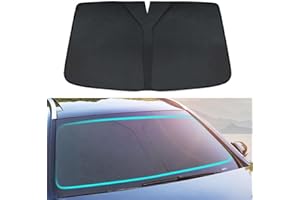 LUKBUT Apto para Ford Focus Mk3 Sedan 2010-2019, Parasol para Parabrisas de Coche, Parasol para Parabrisas para el Interior del Coche, Parasol Plegable para Parabrisas