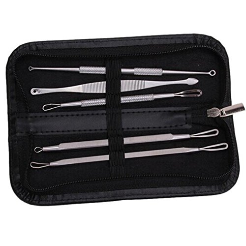 Stainless Steel Blackhead Remover Cleaner Tool Acne Pimple Needle
