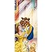Produktbild Tür Fototapete Türtapete 91x211 cm Türfolie selbstklebend o. Vlies PREMIUM PLUS - Tür Türposter Türpanel Foto Tapete Bild - DISNEY Die Schöne & das Biest Belle Biest Mädchen Uhr Kerze - no. 775, Material:91x211cm Folie (selbstkl.)