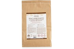 Officina Naturae | O.N. Percarbonato Sbiancante, Formula Potenziata per Sbiancare e Igienizzare Bucato, Stoviglie e Accessori, 1,5 Kg