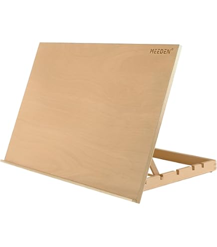 Espositore Da Tavolo In Legno Di Noce - 19.8 X 9 X 19.8 Cm - Supporto Per Foto, Piatti, Libri, Tablet, Cornici - Con Cuscinetti Antiscivolo